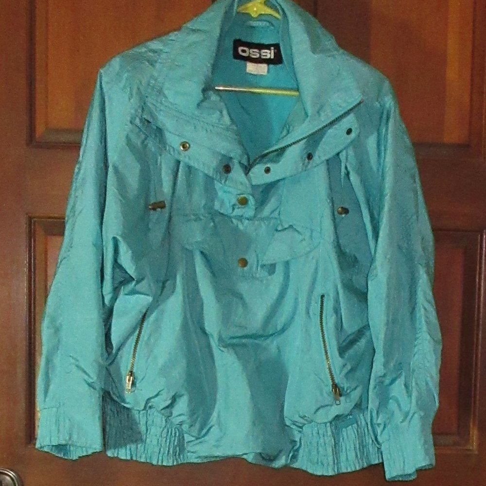 Small Turquoise Jacket by OSSI - Picture 1 of 4